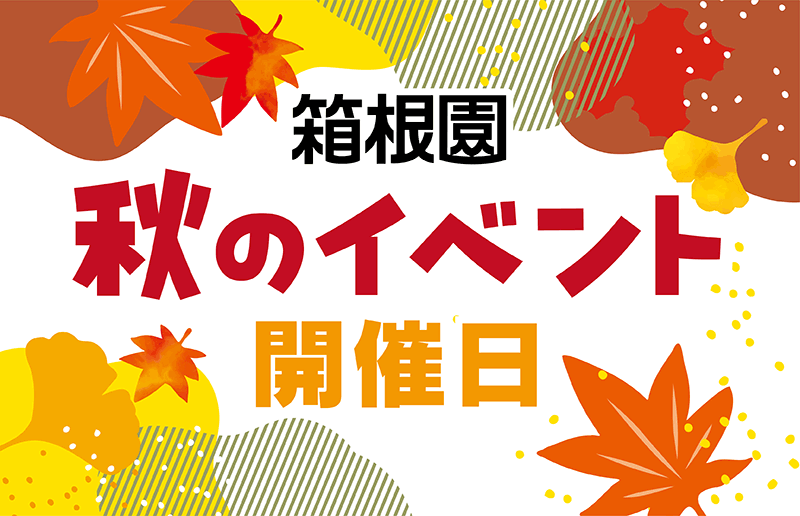 秋のイベントカレンダー