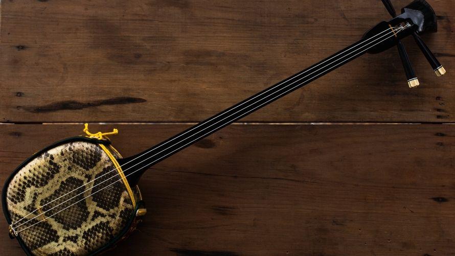 沖縄伝統楽器の三線