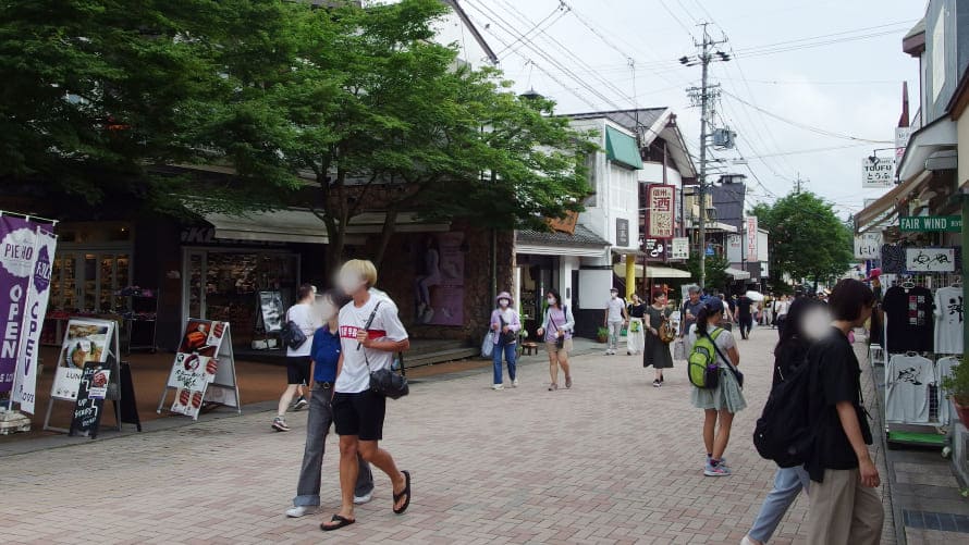 旧軽井沢銀座通りの風景②