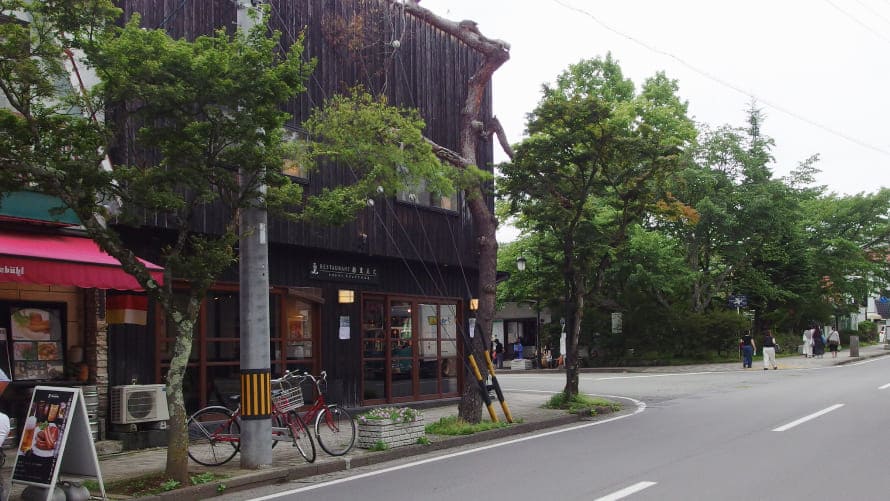 旧軽井沢銀座通りの風景➀