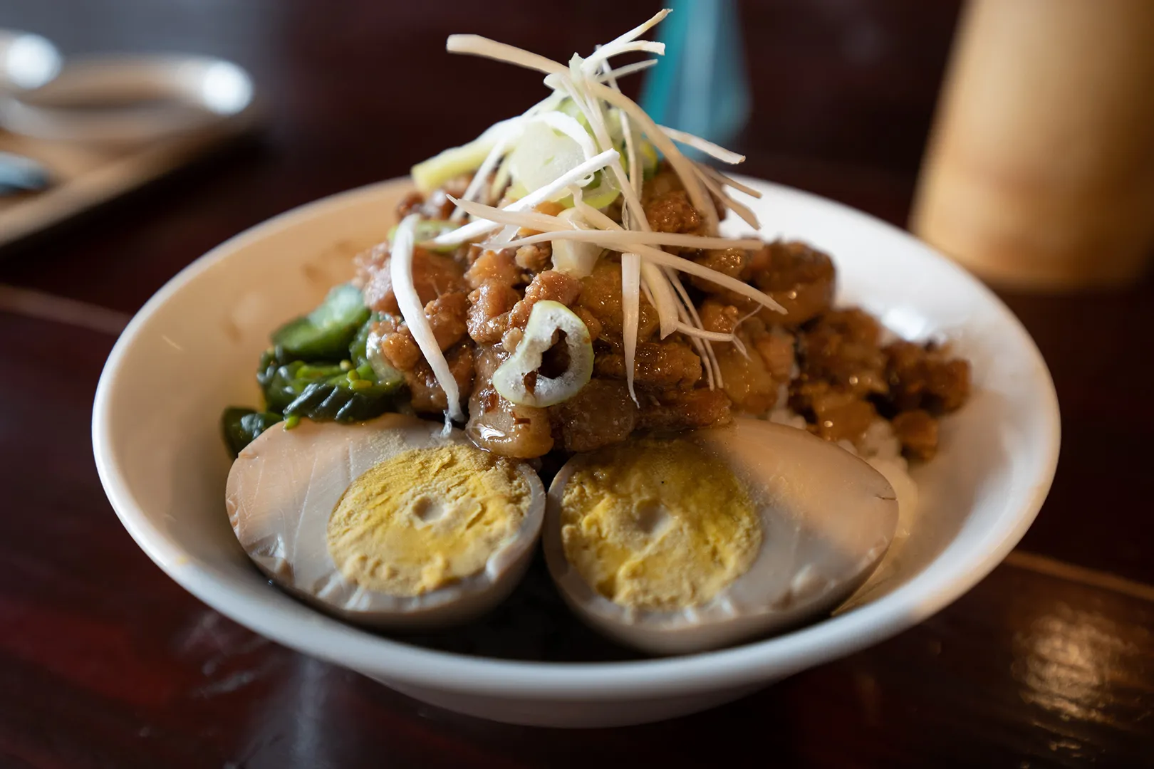 魯肉飯（ルーローハン）接写 台湾小吃 花蓮 沖縄県宜野湾市