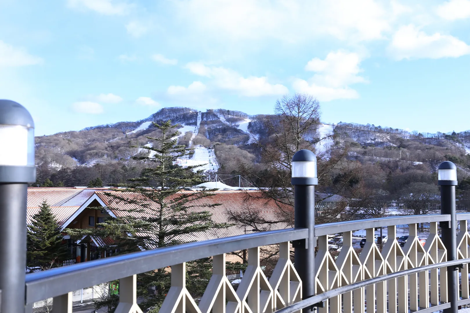 軽井沢駅からの景色