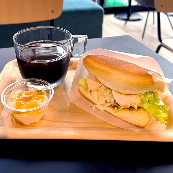 写真：無料朝食