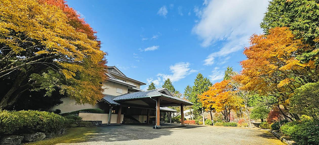 客室からの龍宮殿の景色