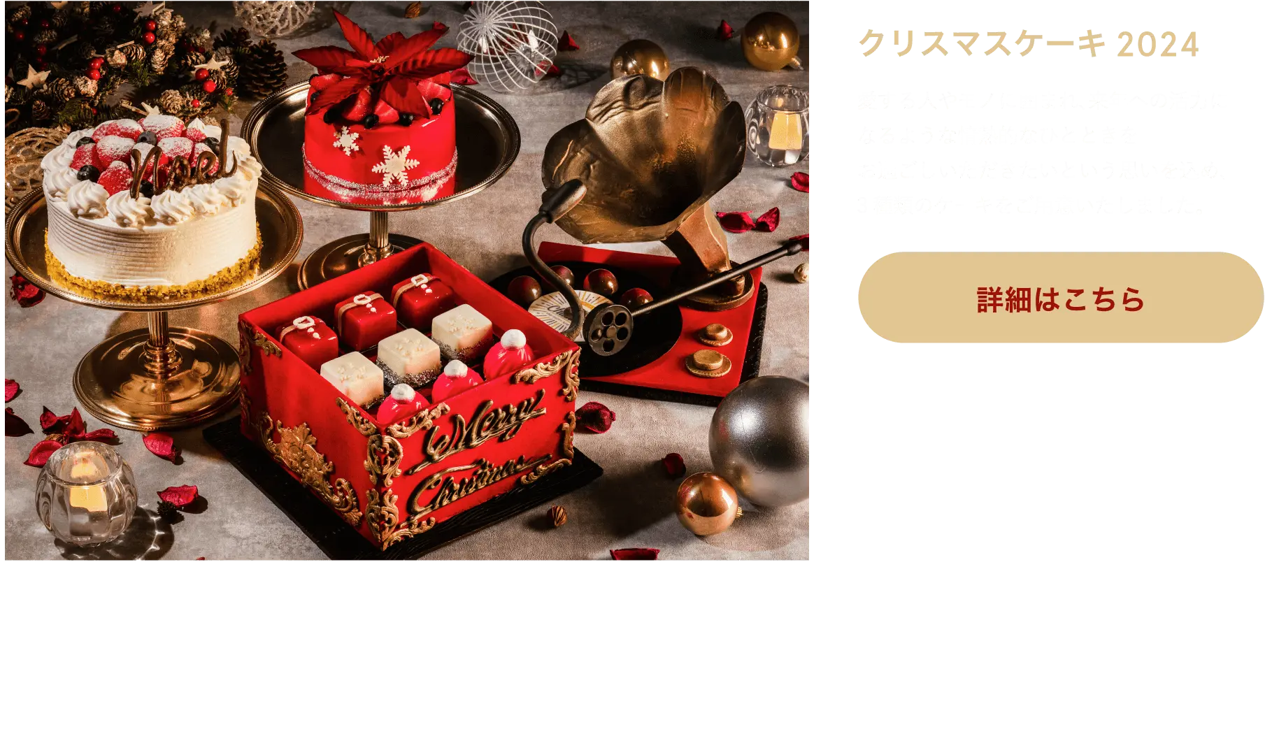 クリスマスケーキ2024